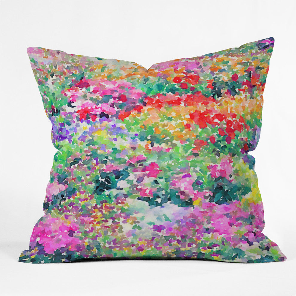 Jacqueline Maldonado Secret Garden 1 Outdoor Throw Pillow
