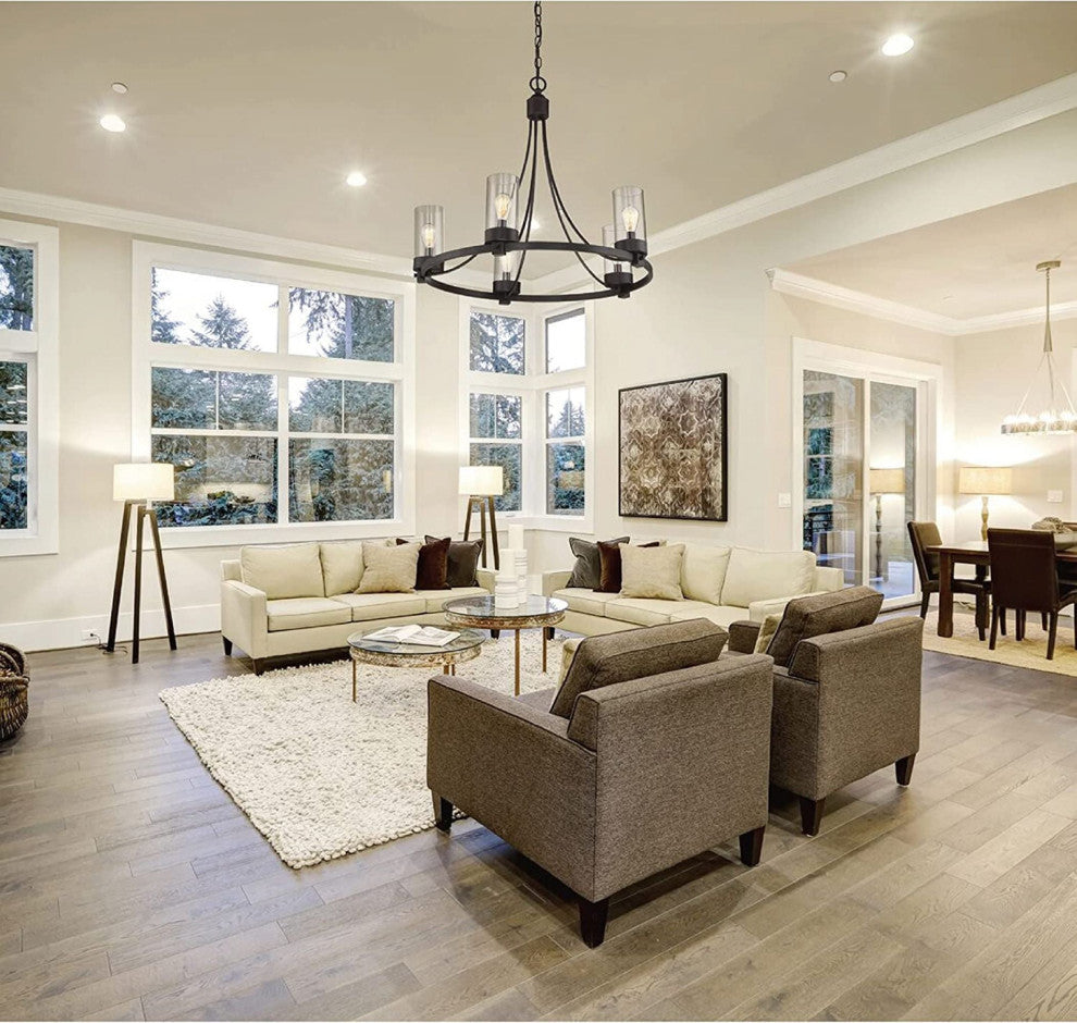 23614-03 Replacement Clear Cracked Vanity Glass Shade,3 Pack.