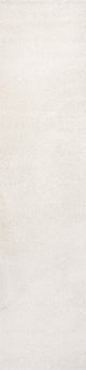 Haze Solid Low-Pile Runner Rug, Cream, 2 X 8