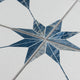 Cassis Stella Porcelain Floor and Wall Tile, Blue