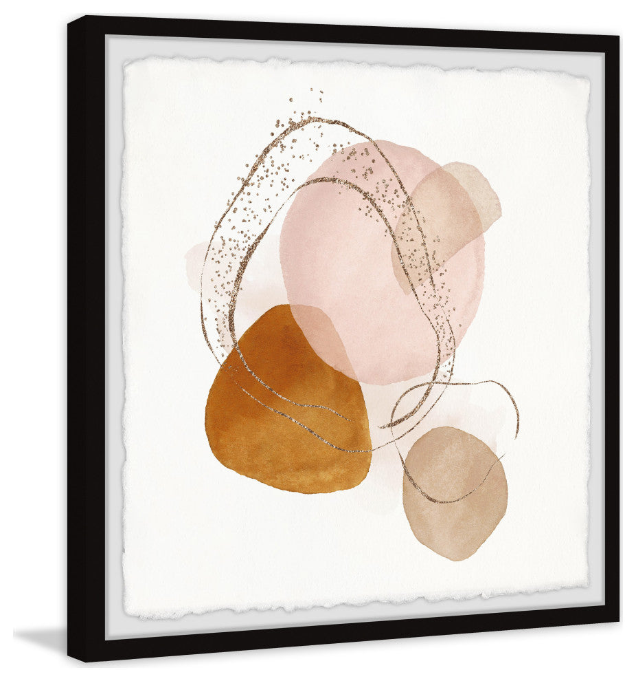 "Turbulent Conditions" Framed Painting Print, 32x32
