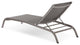 Lounge Chair Chaise, Set of 4, Aluminum, Metal, Gray, Modern, Outdoor Patio