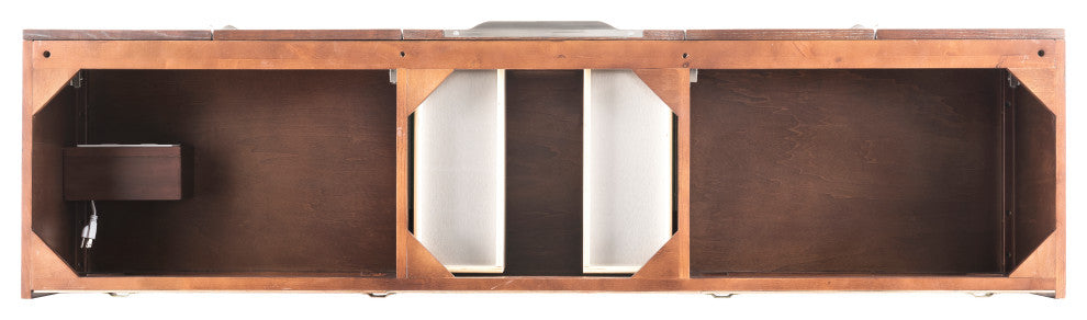 Mercer Island 72" Double Vanity, Coffee Oak