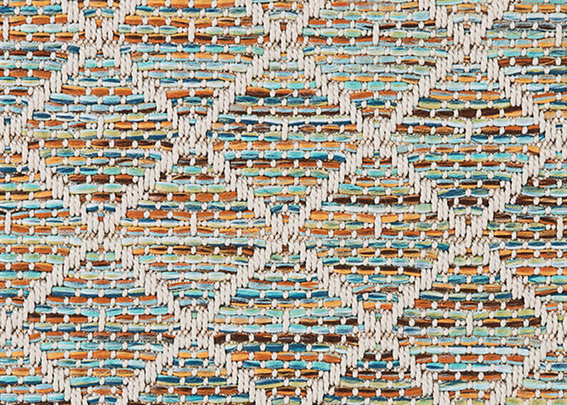 Trinidad Area Rug, Indoor/Outdoor, Carpet, Runner, Mat, Inner Harbor 4'x8'