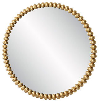 Uttermost Byzantine Round Gold Mirror