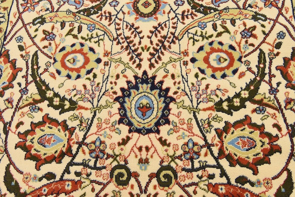 Unique Loom Cream Espahan Cape Cod 5'' 0 x 8'' 0 Area Rug