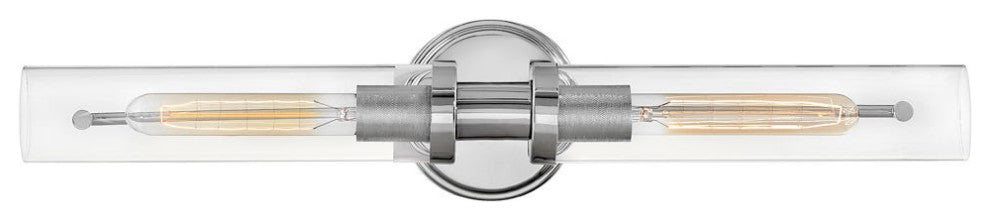 Hinkley Vaughn 25" Two Light Bath Vanity Fixture, Chrome