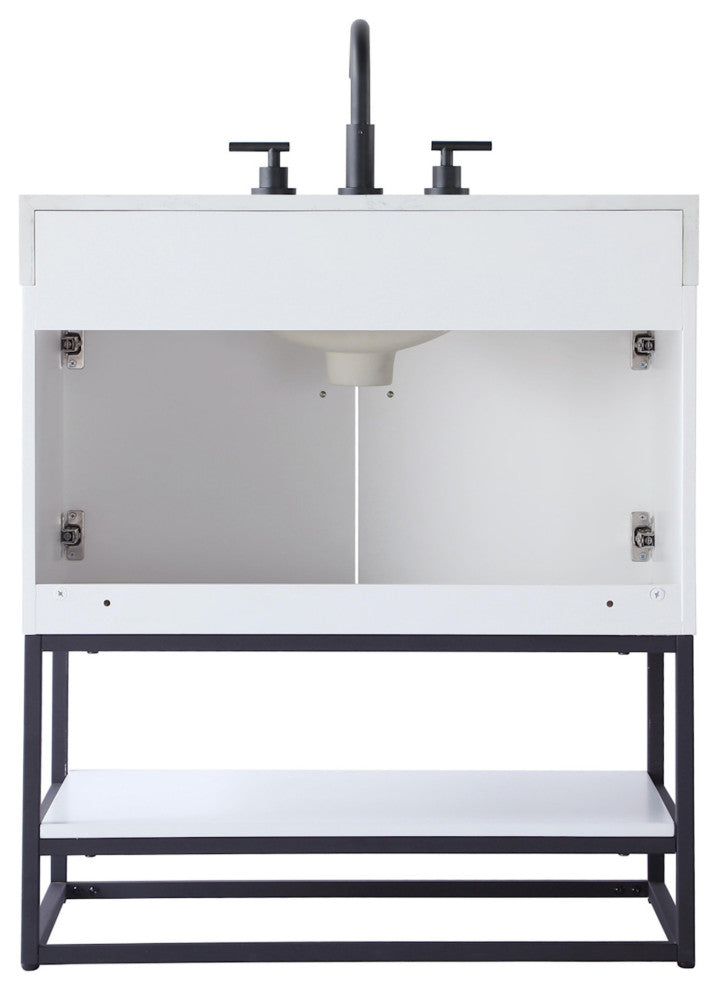 Elegant Lighting VF29230 Caroline 30" - Mocha Brown