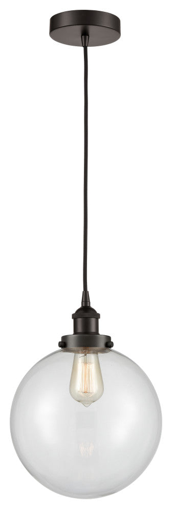 Innovations 616-1PH-OB-G202-10-LED 1-Light Mini Pendant, Oil Rubbed Bronze
