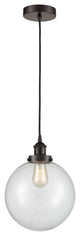 Innovations 616-1PH-OB-G202-10-LED 1-Light Mini Pendant, Oil Rubbed Bronze