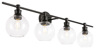 Elegant Lighting LD2322 Collier 4 Light 38"W Vanity Light - Chrome