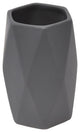 Diamond Bath Tumbler Cup Holder or Toothbrush Holder White, Grey