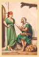 Oriental Courtship- Gallery Wrapped Canvas Art 28" x 42"