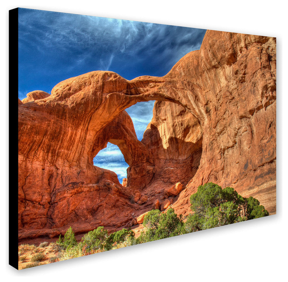 'Double Arch' Canvas Art by Pierre Leclerc