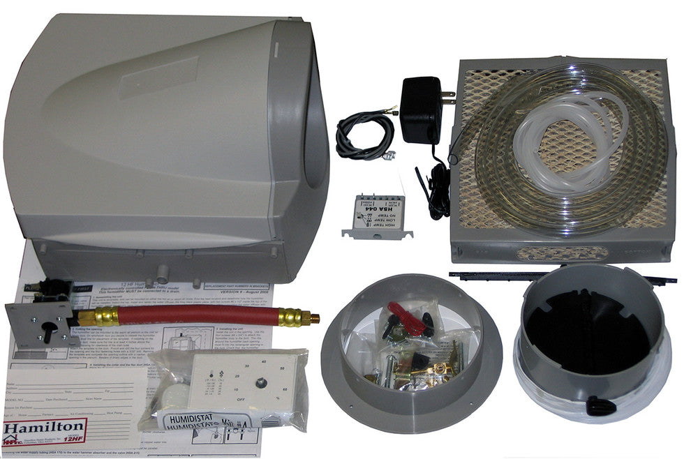 Hamilton Whole House Furnace Mount Flow Through Humidifier