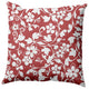 Evelyn Decorative Throw Pillow, Ligonberry Red, 26"x26"