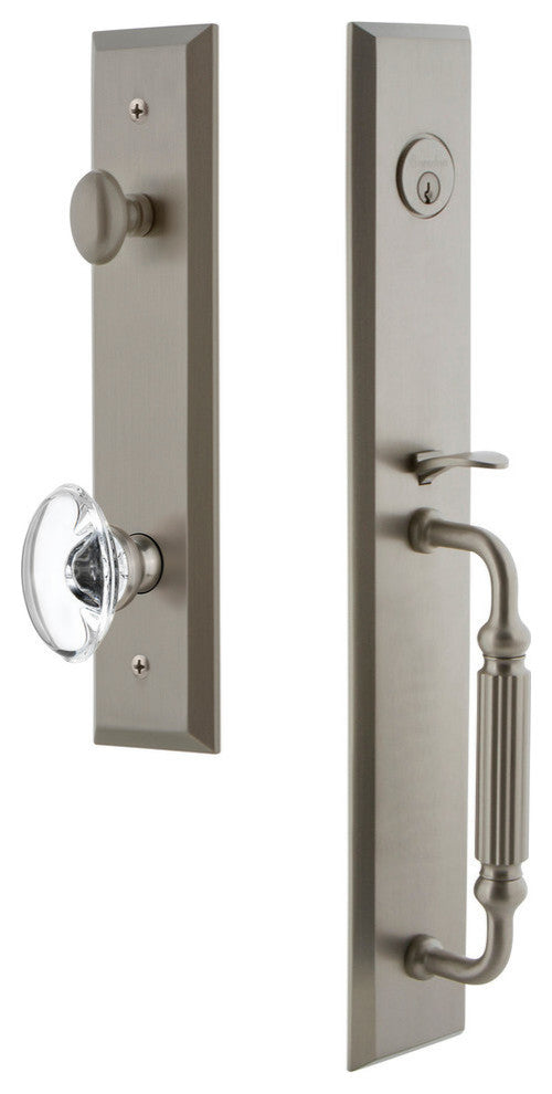Fifth Avenue 1-Piece Dummy Handleset, F Grip and Provence Knob, 849601