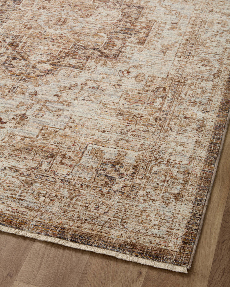 Loloi II Sorrento Mocha/Multi 2'7"x10' Runner Rug