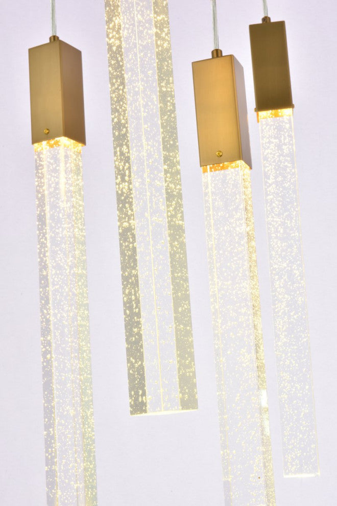 Wade 5-Light Pendant, Satin Gold