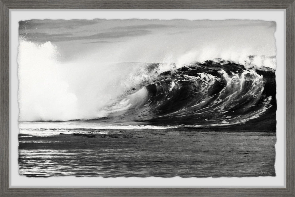 "Paddle Out" Framed Painting Print, 18x12