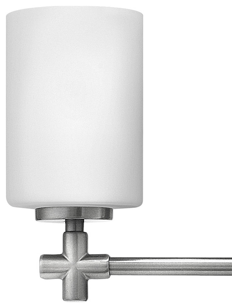 Hinkley Laurel Medium Three Light Vanity, Brushed Nickel