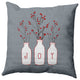 Joy Decorative Throw Pillow, Gray, 20"x20"