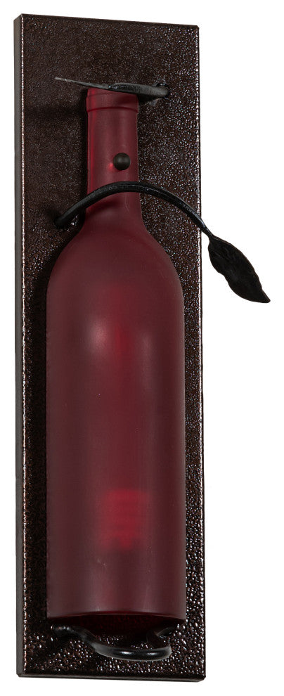 5 Wide Tuscan Vineyard Wine Bottle Wall Sconce