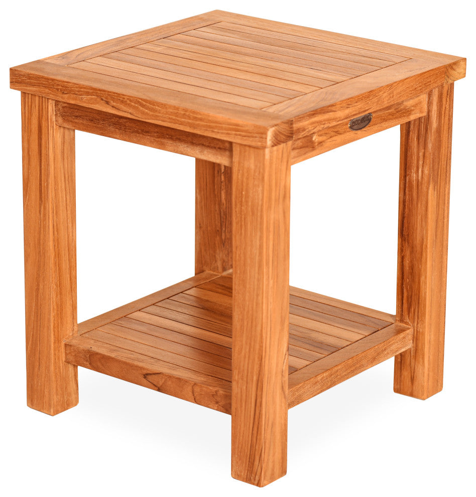 Teak Wood Tundra Outdoor Patio Side Table, made from A-Grade Teak Wood