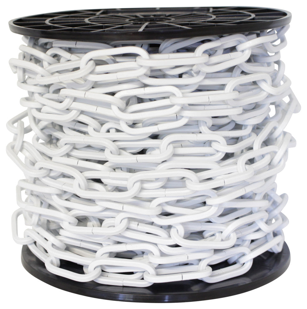 RCH Hardware Steel Standard Link Chandelier Chain, 82 Reel, White, U45