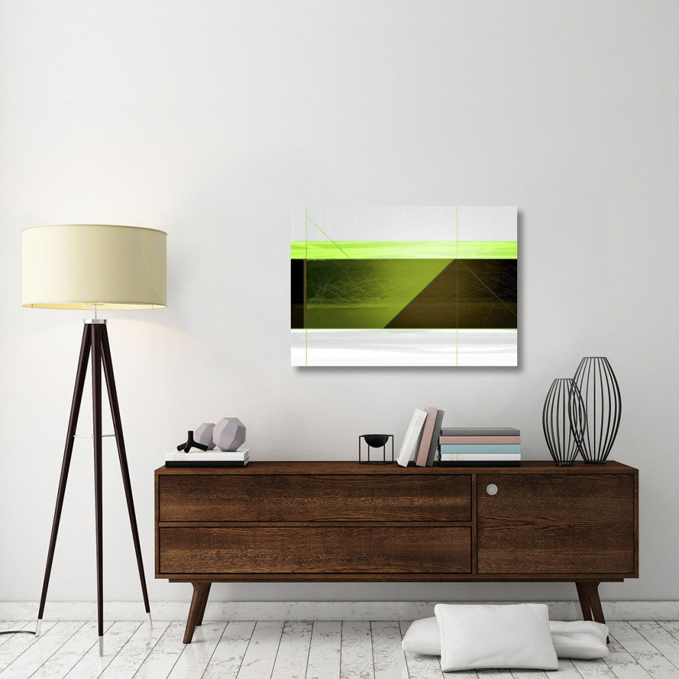 "Abstract Brown And Green" Fine Art Print