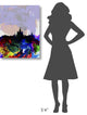 "Moscow Watercolor Skyline" Fine Art Print