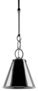 Altamont, One Light 8-inch Pendant, Polished Nickel Finish