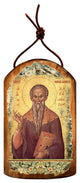 Icon Saint Haralambos Wooden Ornament