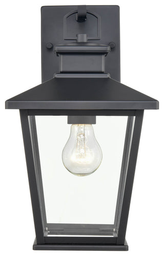 1 Light 7.5 in. Powder Coat Black Outdoor