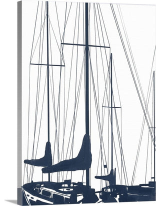 "Mast Effect II" Wrapped Canvas Art Print, 12"x16"x1.5"