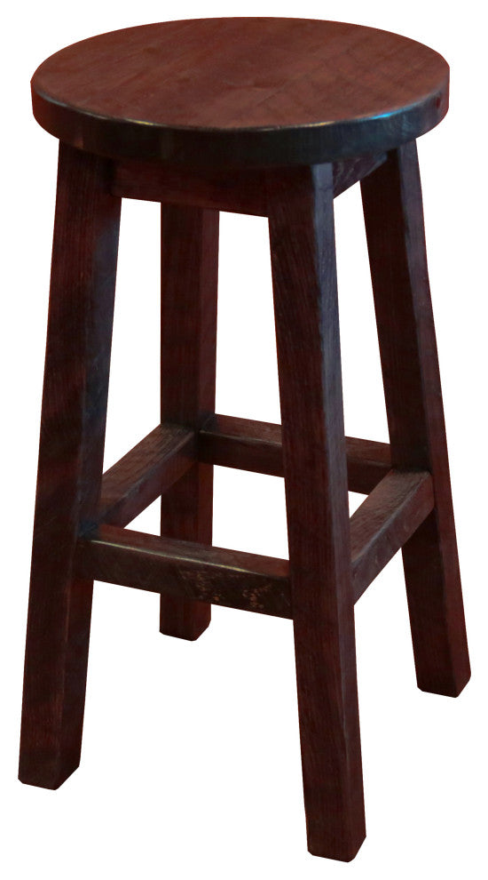 Barnwood Style Timber Peg Freestanding Bar Set, Michael's Cherry, Black Pine Cone and Quarter Espresso