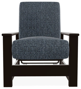 Leeward Deep Seat Outdoor Armchair with Hidden Motion, Restore Indigo/Kona