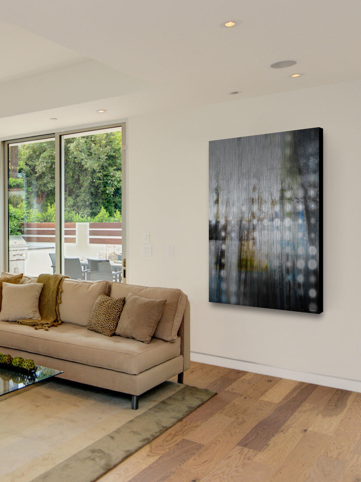 "Sky is the Limit" UV Ink Print on Brushed  Aluminum, 24"x36"