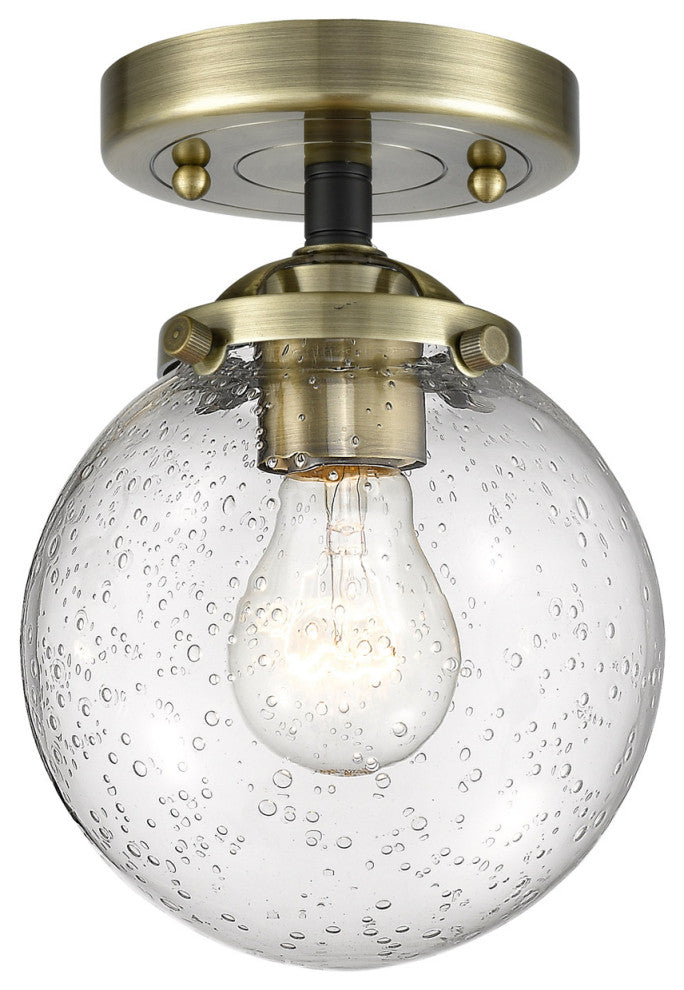 Innovations 284-1C-Bab-G204-6-Led 1 Light Dimmable Led 6" Semi-Flush Mount