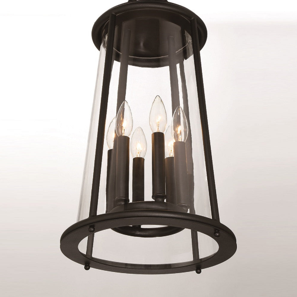 12" 6-Light Outdoor Pendant