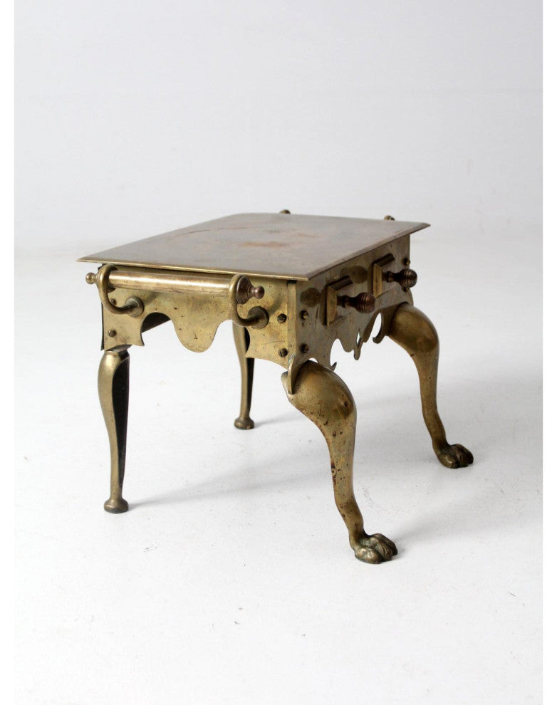 Consigned, Antique Brass Footman
