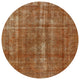 Ahgly Company Indoor Round Mid-Century Modern Area Rugs, 8' Round