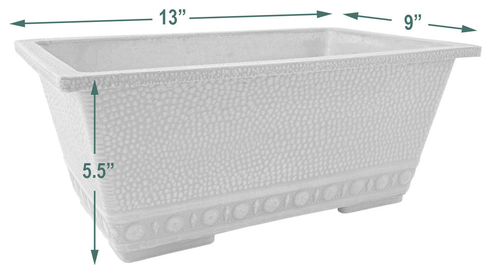 Decorative Window Box, Taupe