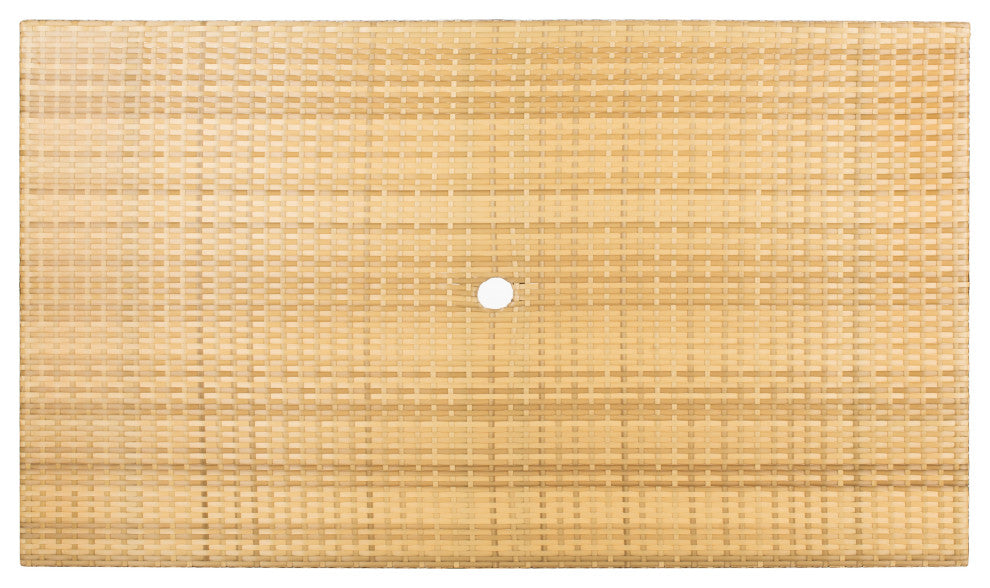 Safavieh Akita Folding Table, Natural/White