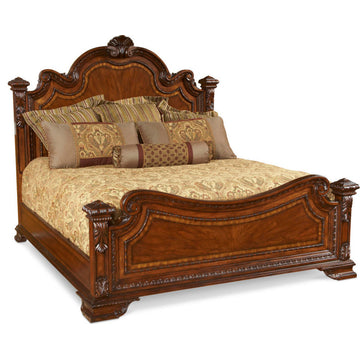 Old World Estate Bed - Medium Cherry, King