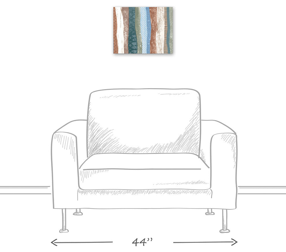 Ocean Patterns 11x14 Canvas Wall Art