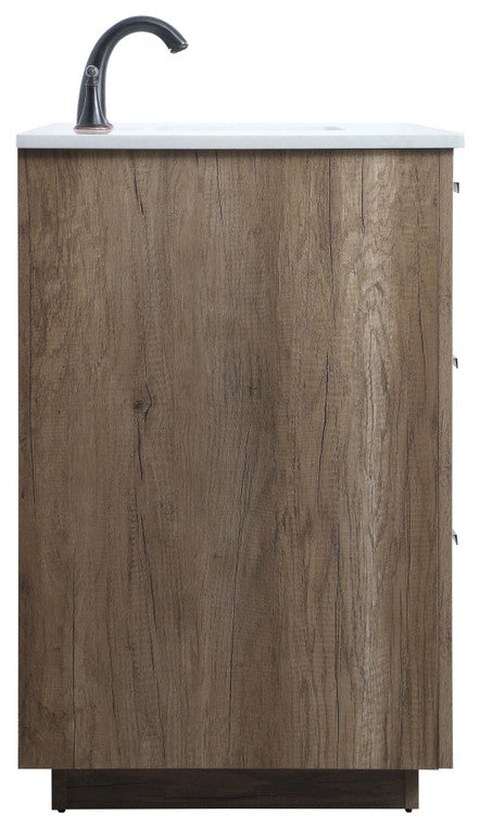 Bethany Single Bathroom Vanity, Natural Oak, 48"