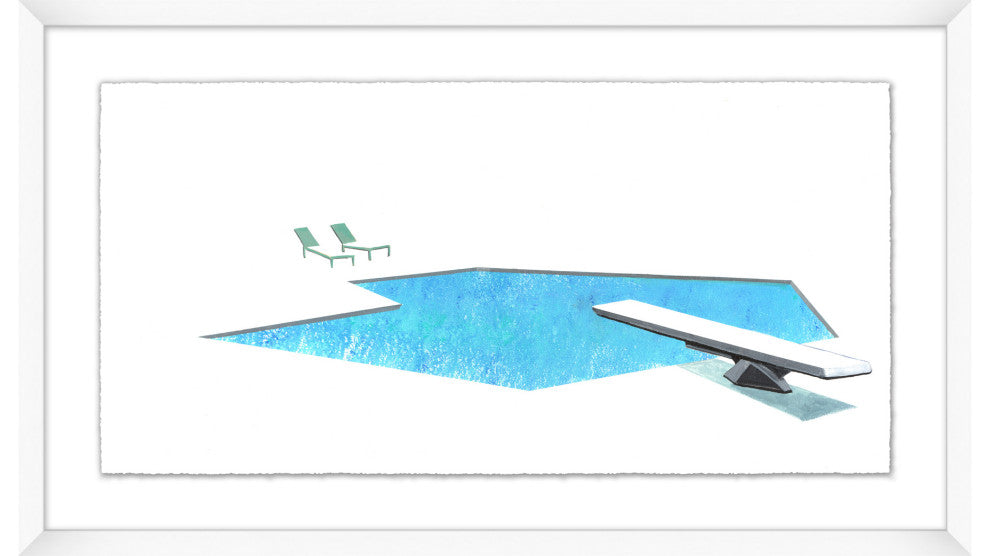 Aqua Pool 1, Giclee Reproduction Artwork