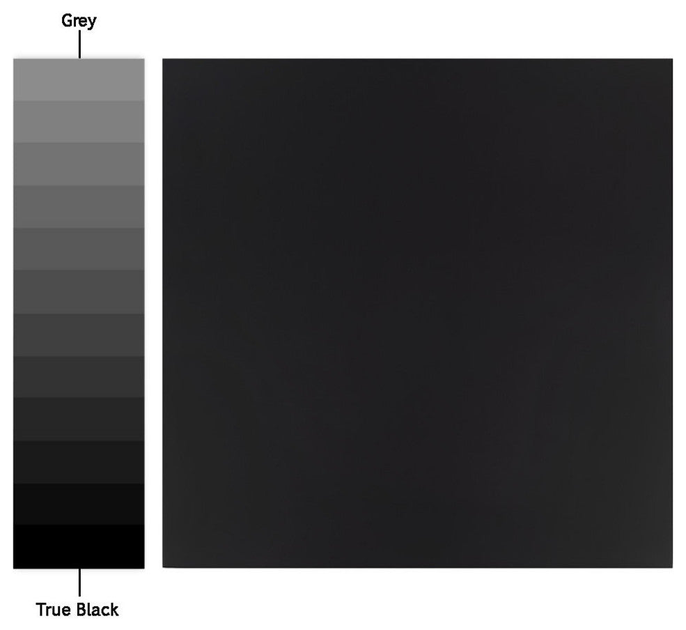 Klavier Matte Black Porcelain Floor and Wall Tile