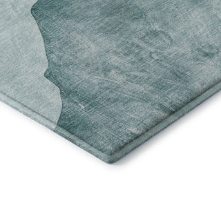 Premium Machine Washable Mayfield AMF547 Teal 9' x 12' Rug